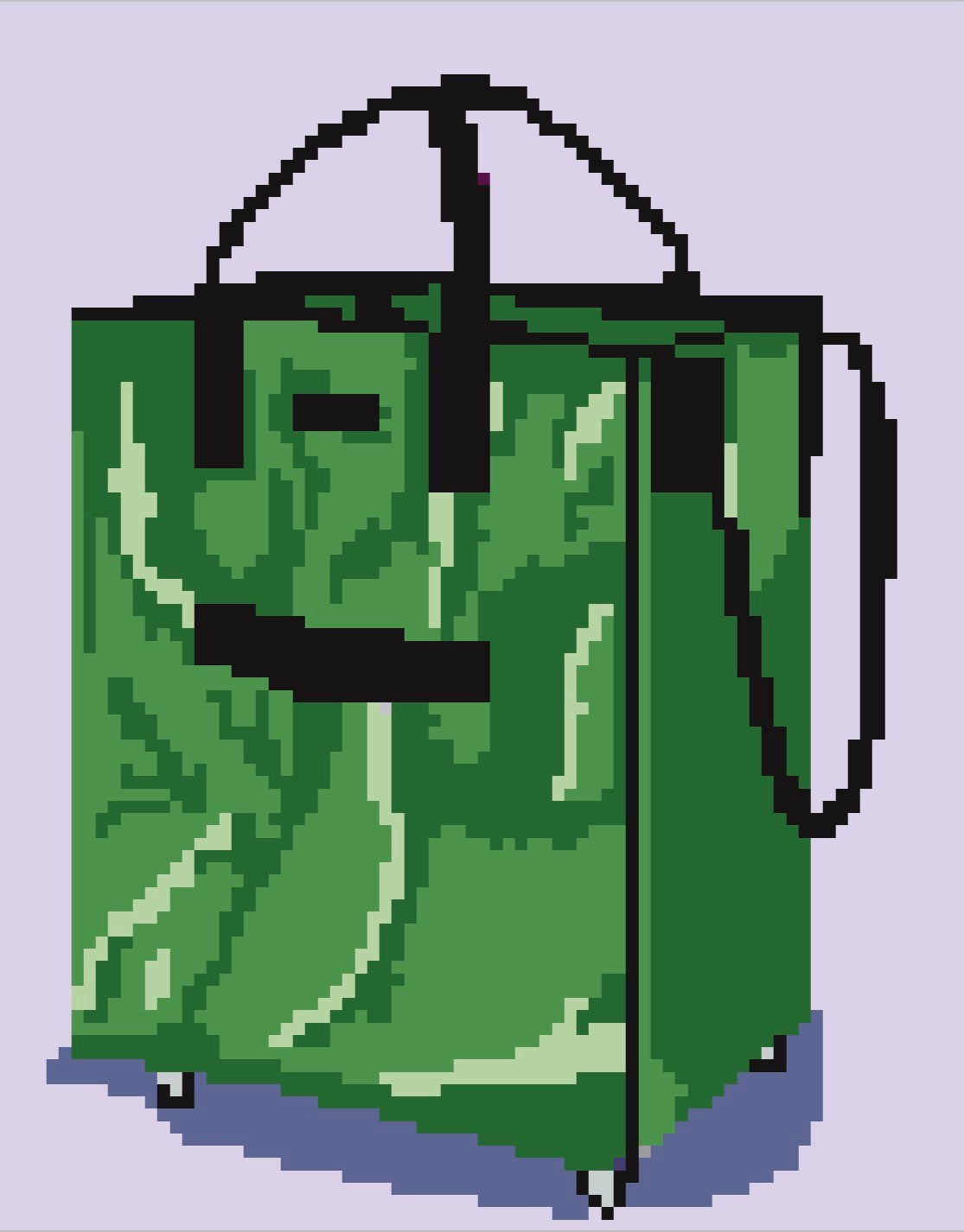 Digital Download: Hulken Bag Needlepoint Chart
