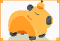 DIGITAL DOWNLOAD : Orange Capybara