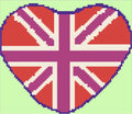 DIGITAL DOWNLOAD : Union Flag Vintage Cherry