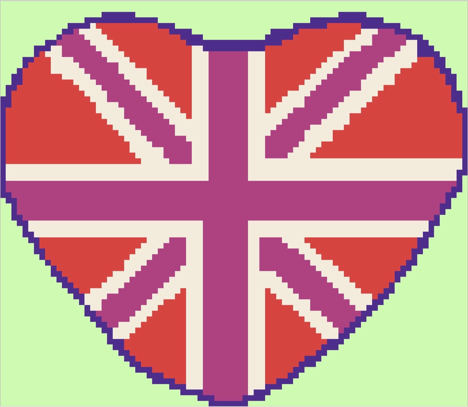 DIGITAL DOWNLOAD : Union Flag Vintage Cherry
