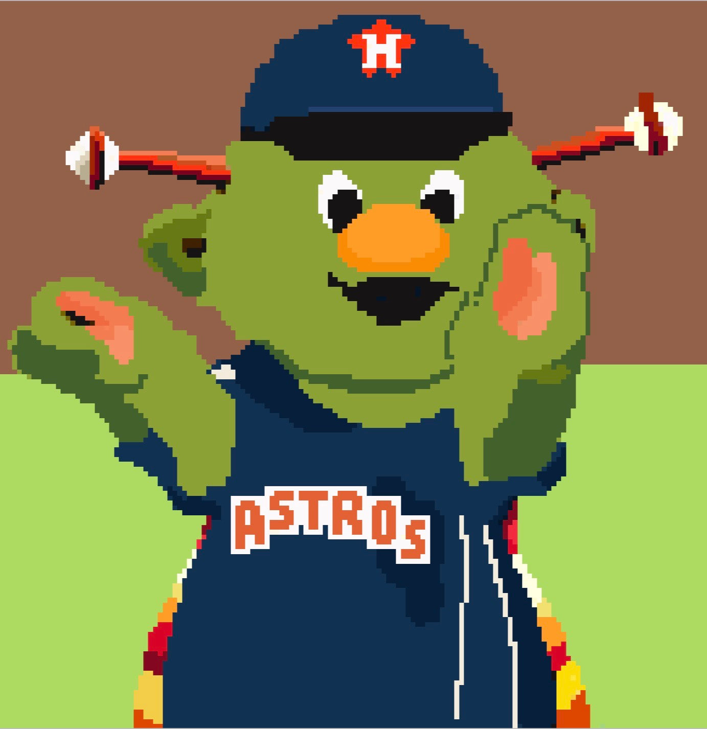 DIGITAL DOWNLOAD : Orbit, Astros Mascot
