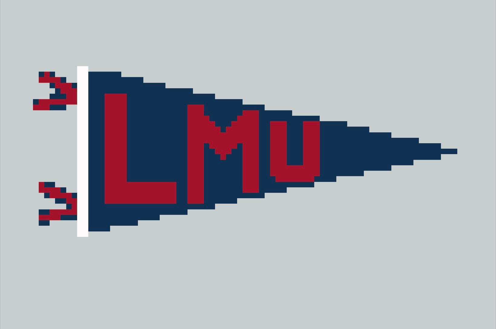 DIGITAL DOWNLOAD: College Pennant LMU