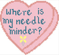 PRE-ORDER: Where is my needle minder heart canvas